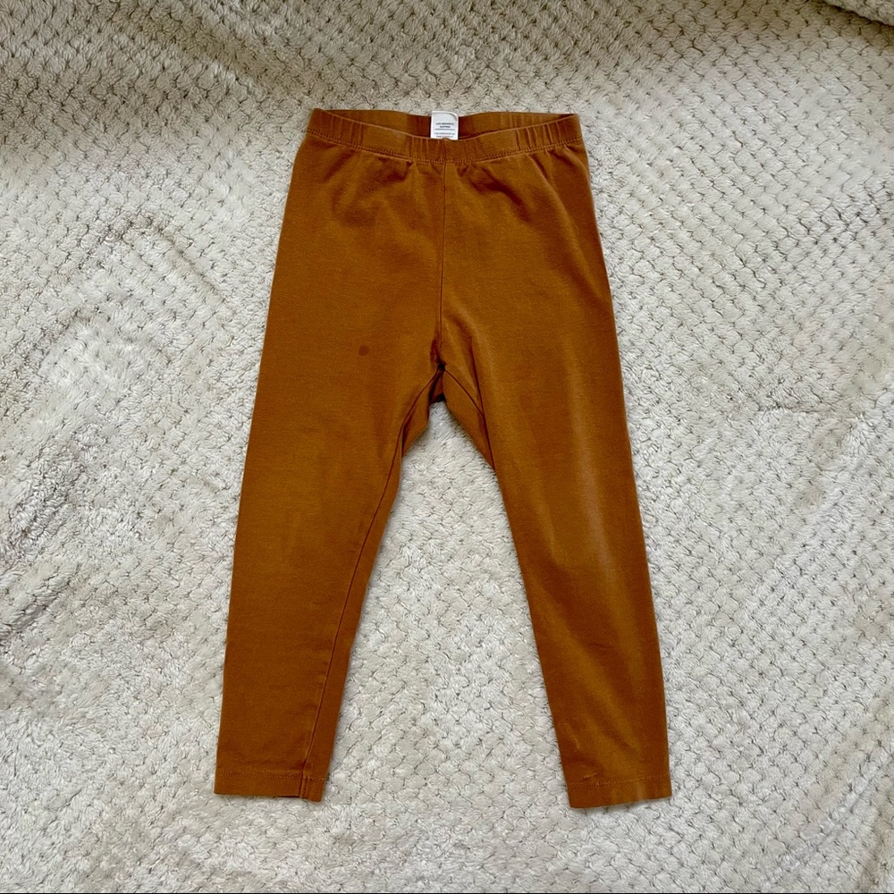 Toddler girls 4T colored organics cotton leggings